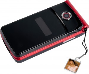 Cell phone charm_with phone